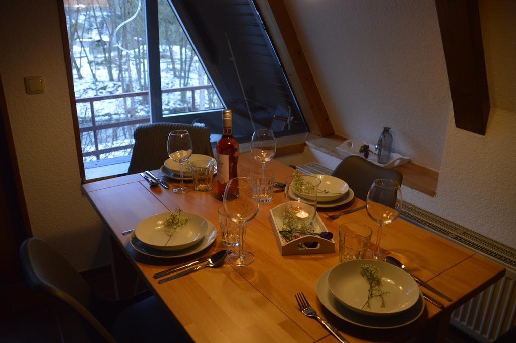 Ferienhaus Am Rachental Rubeland Exteriör bild